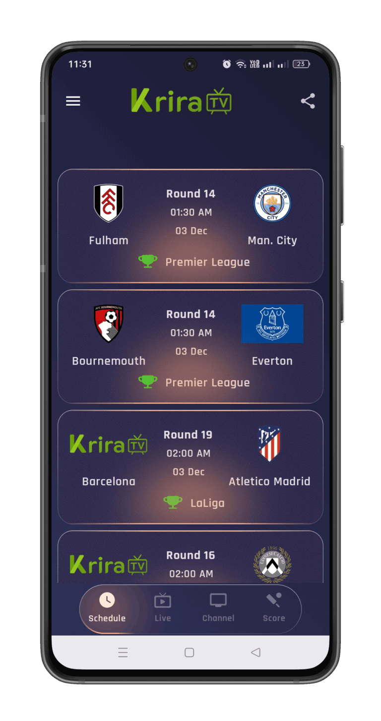 Screenshot Interface